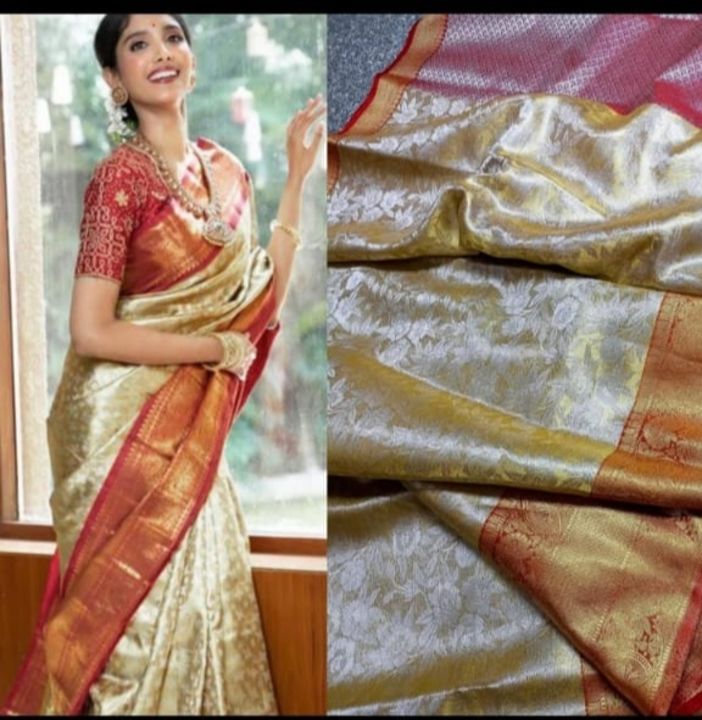 Banarasi tissue Silk saree uploaded by business on 2/17/2022