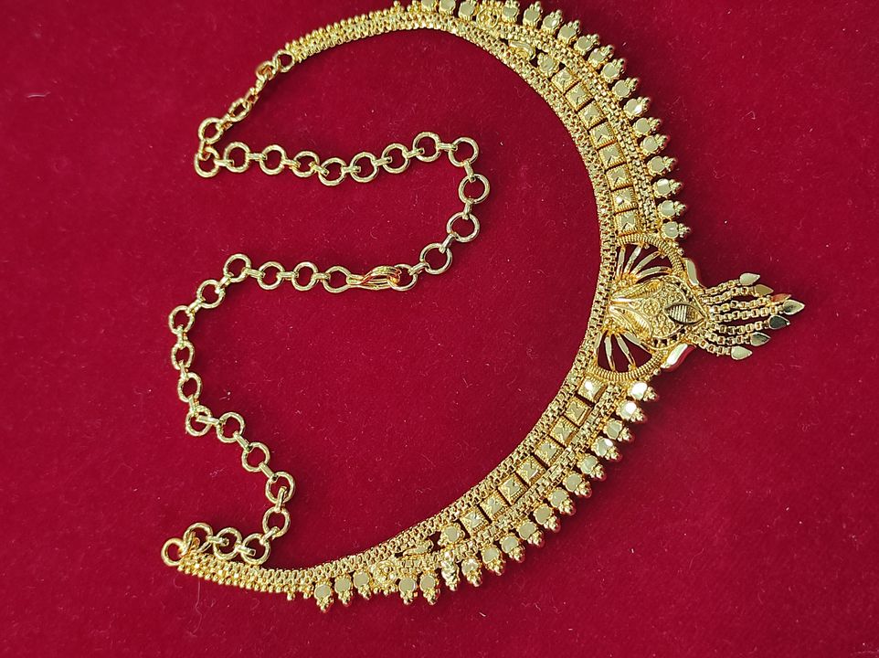 One gram gold choker necklace uploaded by business on 2/17/2022