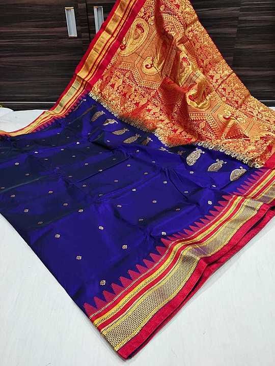 Erikal paithani.. silk material uploaded by business on 10/9/2020