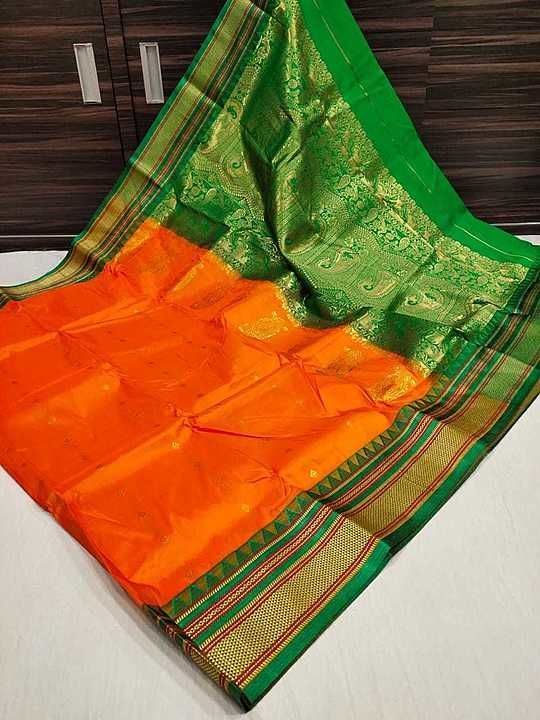 Erikal paithani... silk material uploaded by business on 10/9/2020