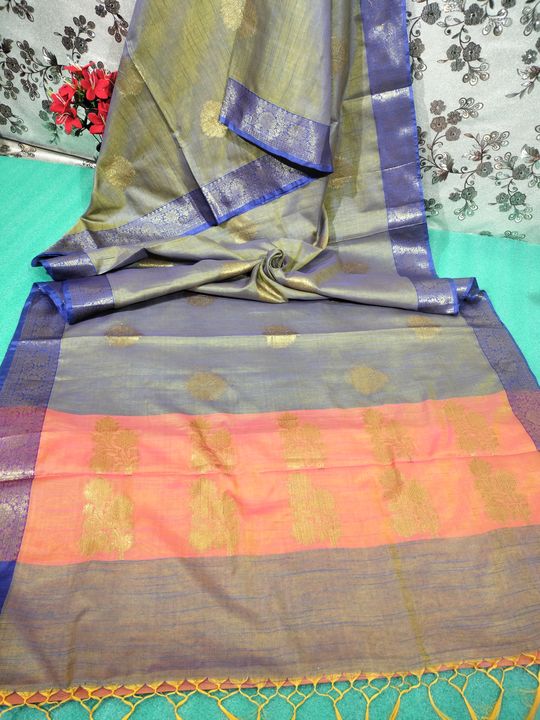 Softy cotton saree uploaded by business on 2/17/2022