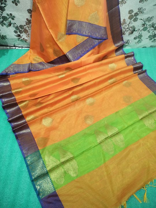 Softy cotton saree uploaded by Waaz creation on 2/17/2022