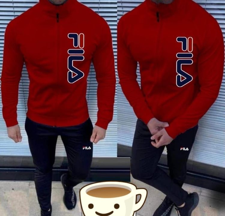 Cash On Delivery Available 🔴🔴 *SURPLUS* 🔴🔴 Brand : *Fila* Pattern : *Zipper tracksuit* uploaded by SN creations on 2/18/2022