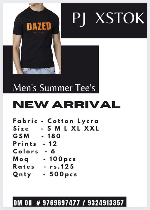 Men's Summer Cool T-shirts uploaded by Anand Jilla on 2/18/2022