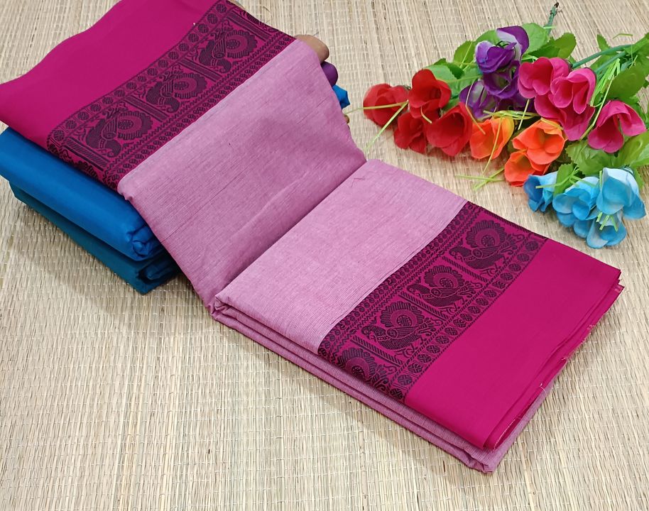 Chettinad cotton saree uploaded by UV Trendz  on 2/18/2022