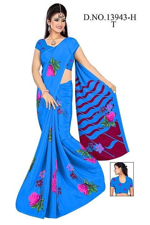 Crepe saree uploaded by Ash fashion world on 10/9/2020