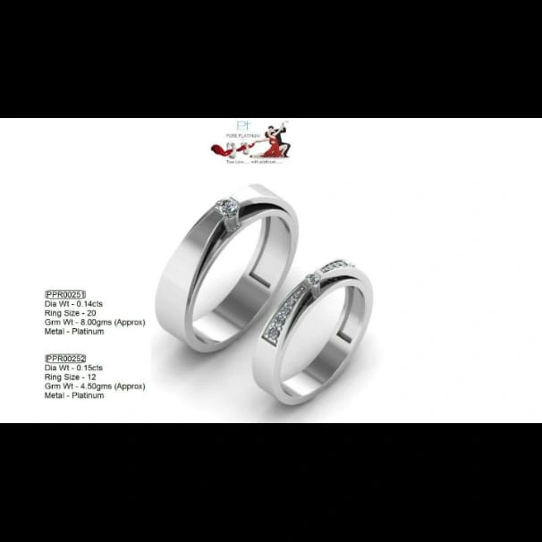 Platinum Ring uploaded by Naren Kumar jewellers on 2/18/2022