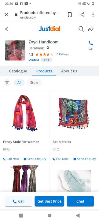 Post image I want 500 pieces of Ladies scarf or stole.