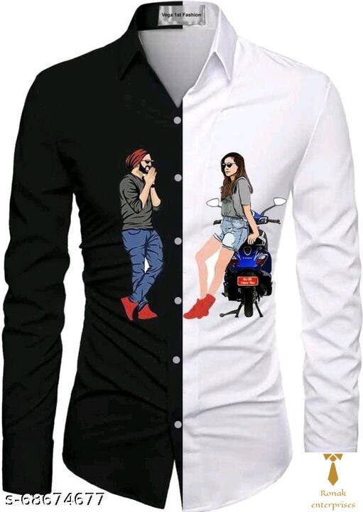 Men's shirt uploaded by Ronak enterprises on 2/18/2022