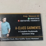 Business logo of A-CLASS garments based out of Allahabad