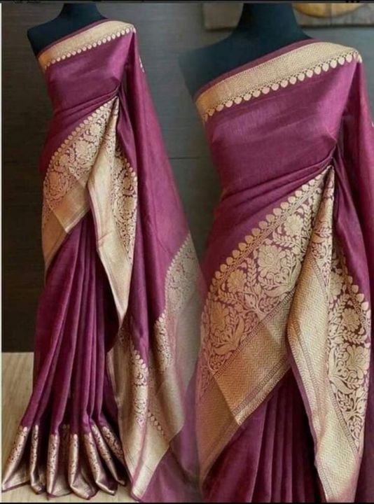 Pure linen uploaded by Sarees on 2/18/2022