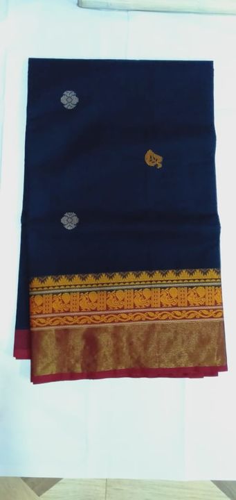 Kanchi cotton sarees uploaded by VRK TRADERS on 2/18/2022