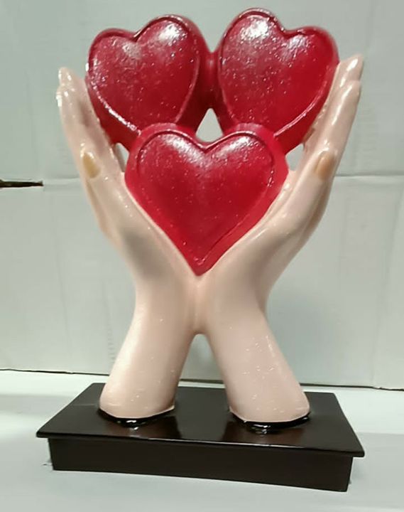 Heart hand uploaded by Advent Handicrafts on 2/19/2022