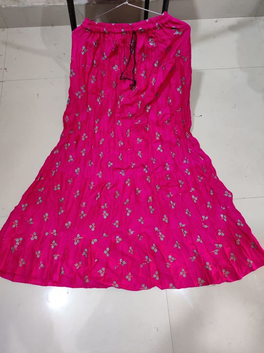 Cotton and Rayon Skirts uploaded by Pooja Trends on 2/19/2022