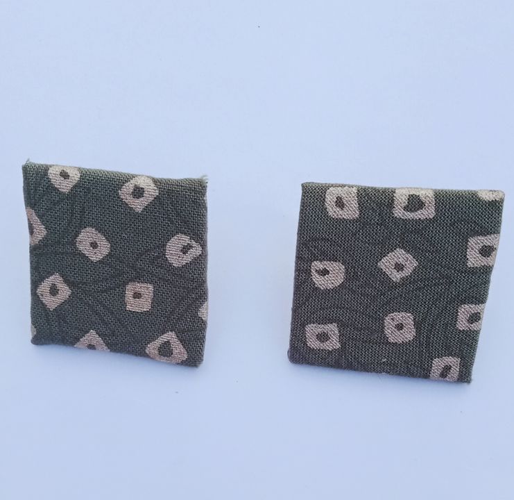 Fabric earrings uploaded by business on 2/19/2022
