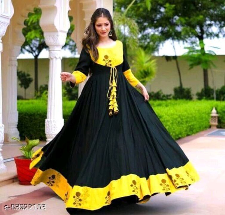 Fashionable Rayon long kurti full  uploaded by Shreyansi collection on 2/19/2022