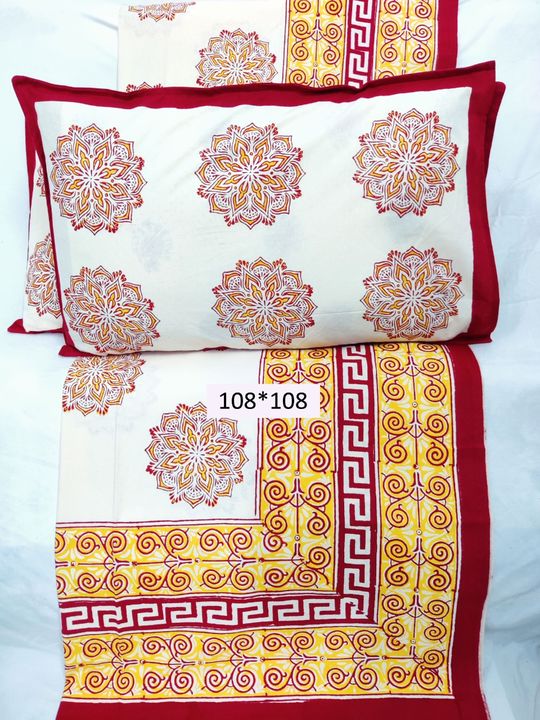 Hand Block Printed traditional king Size collection update uploaded by Kaashvi Creations on 2/19/2022
