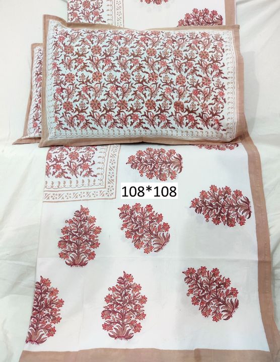 Hand Block Printed traditional king Size collection update uploaded by Kaashvi Creations on 2/19/2022
