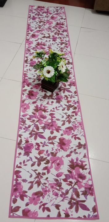 Cotton table runner uploaded by SIMMI INTERNATIONAL on 2/19/2022