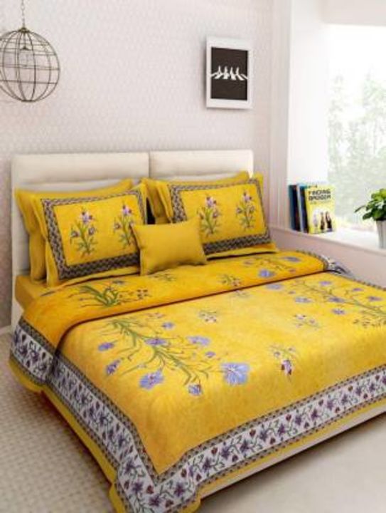 Bedcover set uploaded by Chandradwip saree centre on 2/19/2022