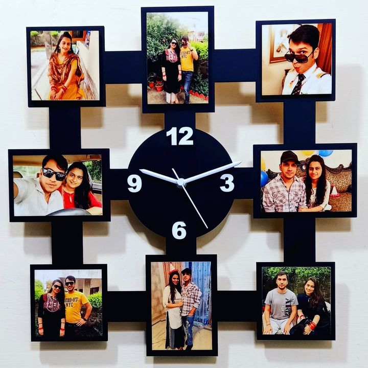 customized clocks uploaded by BlueMoonbazar.in on 2/19/2022
