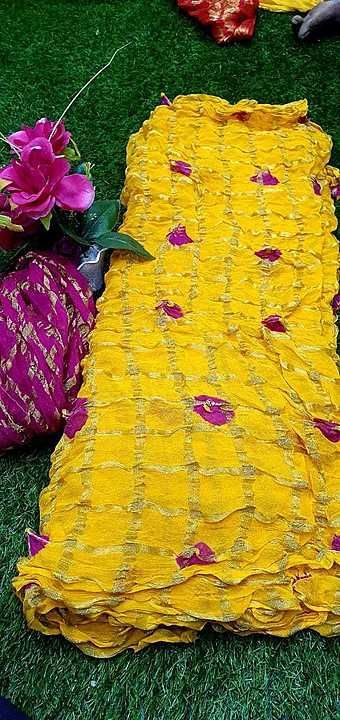 Post image sale.sale.sale .👌
🥻🥻🥻🥻🥻🥻
Sale item bumper sale 
👉Pure  jorjat fabric  chokda gulti bhandej saree
👉 Banrasi  contrast blouse
👉 ready to ship

👉🎇🎇 Price.550+$
 Book past

Whatsapp no=8890527391