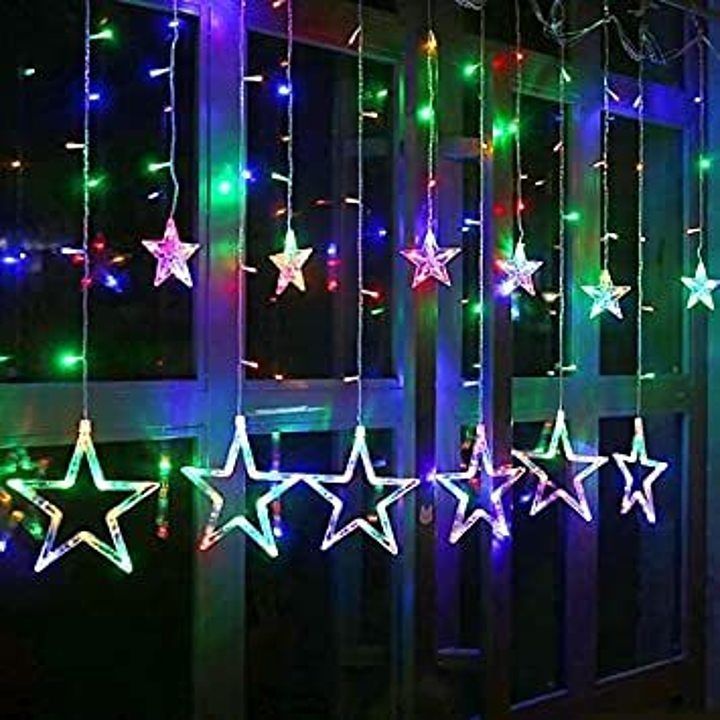 Product image of Multi Led Star curtain string light , price: Rs. 750, ID: multi-led-star-curtain-string-light-98ef3a2c