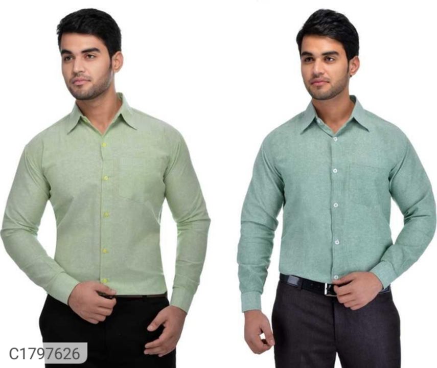Khadi Solid Full  Sleeves Regular Fit Formal Plus Size Shirts uploaded by GURU SHOPPING HOUSE on 2/20/2022
