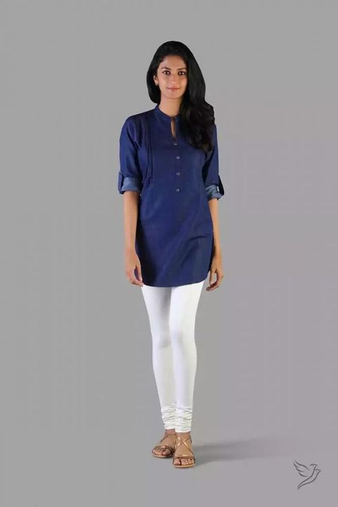 Chudhidar Length Western Wear Leggings Solid , White uploaded by business on 2/20/2022