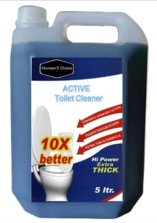 Humans choice Disinfectant Toilet & Urinal Cleaner 5 Ltr Regular Liquid Toilet Cleaner (5 L) uploaded by business on 2/21/2022