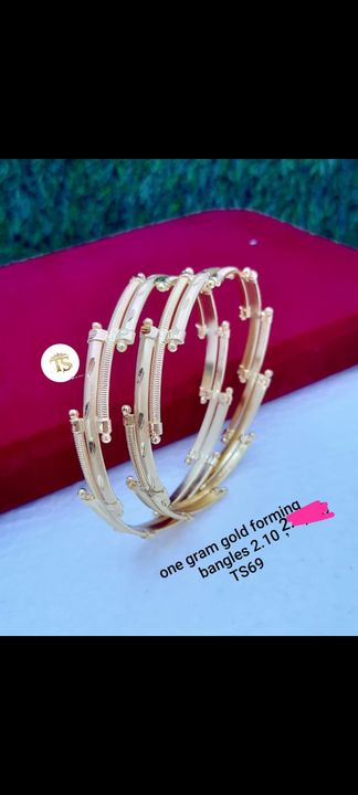Post image One gram gold forming bangles
Cash on delivery available
5% discount Available for Resellers