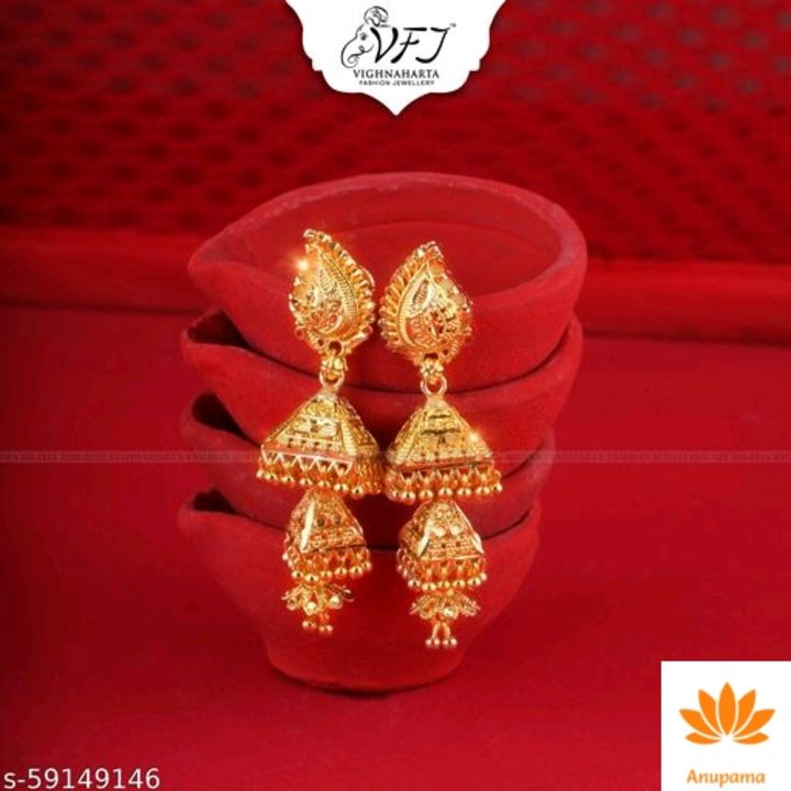 Gold plated Earrings uploaded by business on 2/21/2022