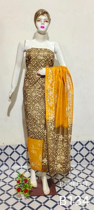 Khadi cotton uploaded by Handloom cloth saree suit dupatta on 2/21/2022