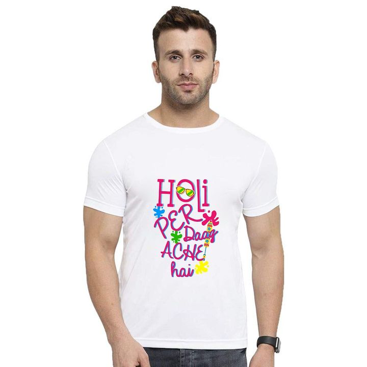 Holi special men's tshirt uploaded by business on 2/21/2022