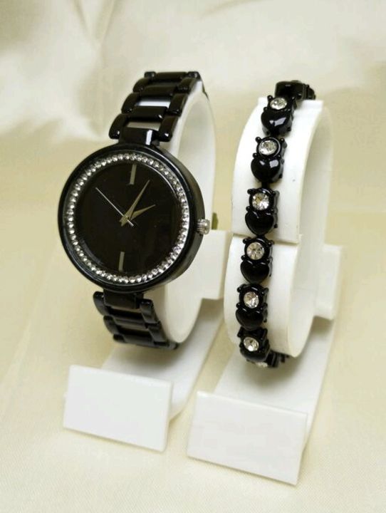 *Jay Jagannath* Alluring Women Analog Watches *Rs.299(cod)* *whatsapp.* Strap Material: uploaded by NC Market on 2/21/2022