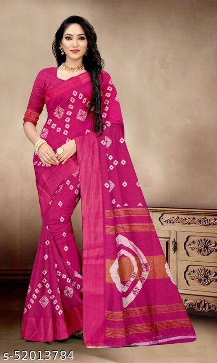 Bandhani printed saree uploaded by Ditya Fashion on 2/21/2022