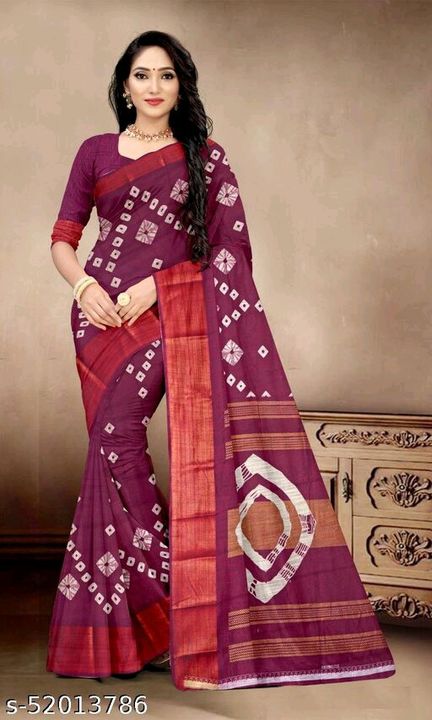 Bandhani printed saree uploaded by business on 2/21/2022