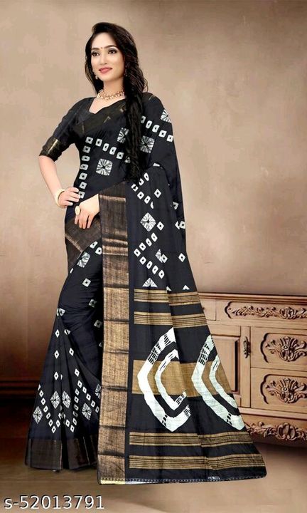 Bandhani printed saree uploaded by Ditya Fashion on 2/21/2022