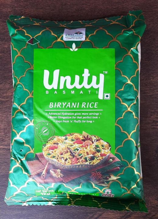 Unity basmati rice 1 kg @ 104.00 uploaded by business on 2/21/2022