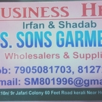 Business logo of R. S Sons garments