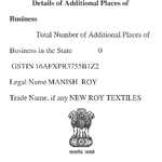 Business logo of Naw roy textiles