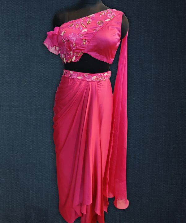 Drape saree uploaded by business on 2/22/2022