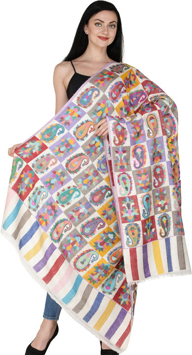 Product image with price: Rs. 10000, ID: kashmari-pashmana-shawl-0e41fe14