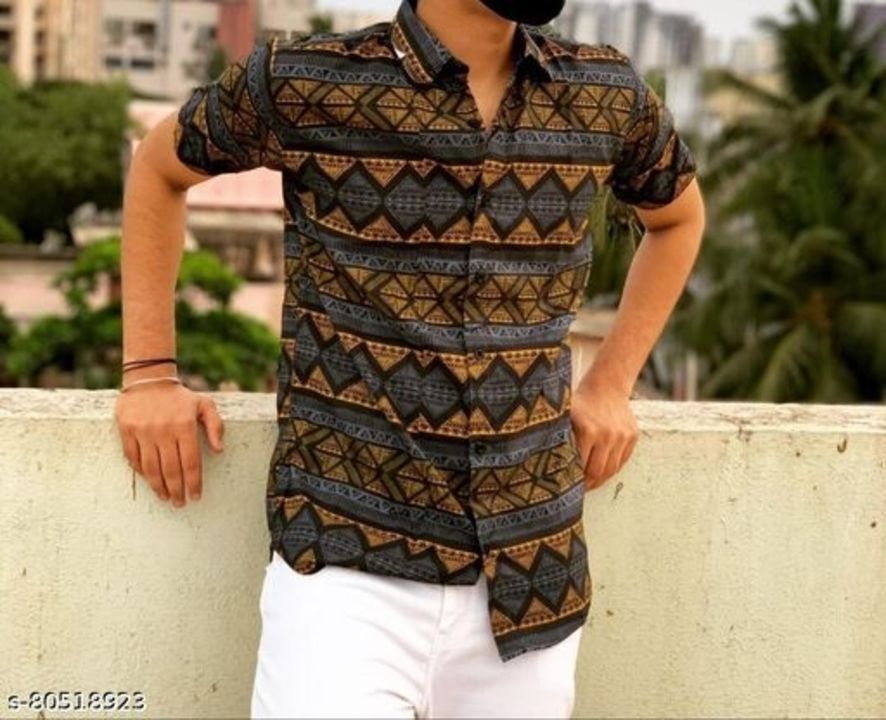  *Classy Vouge Men's Premium Cotton Casual Half Sleeve Shir uploaded by business on 2/22/2022