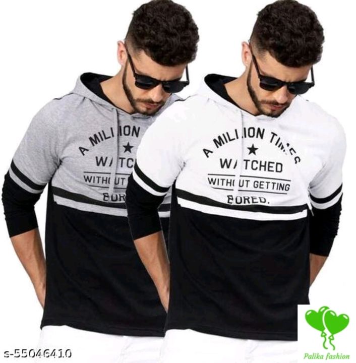 Rawhit Printed Men Hooded Neck White, Grey uploaded by A.P clothing Fashion chhapra on 2/22/2022