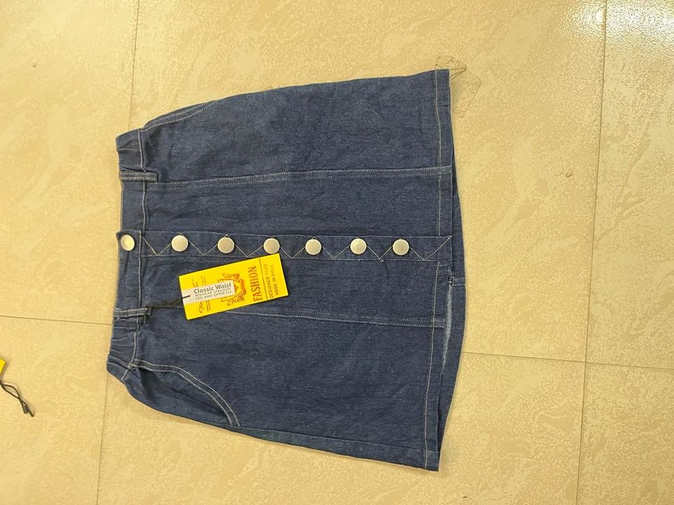 Girls denim skirts uploaded by Hashtag creations on 2/22/2022