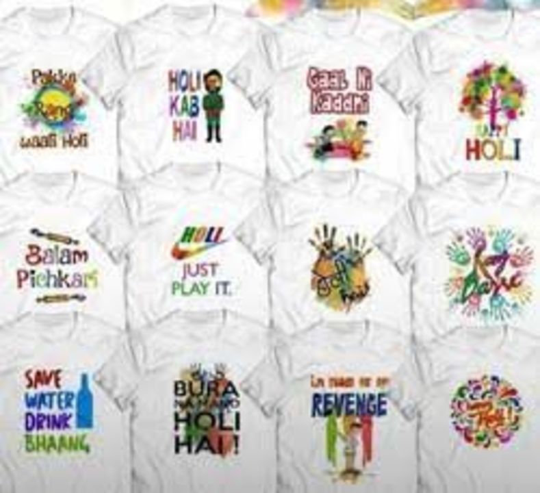 Holi t-shirt uploaded by business on 2/22/2022