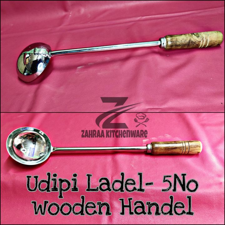 Stainless steel Pipe Patti Udipi Ladel/Chinese ladel uploaded by Zahraa kitchenware on 2/22/2022