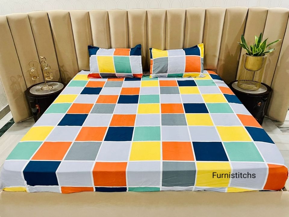 Double Bed Bedsheet Set uploaded by business on 2/22/2022