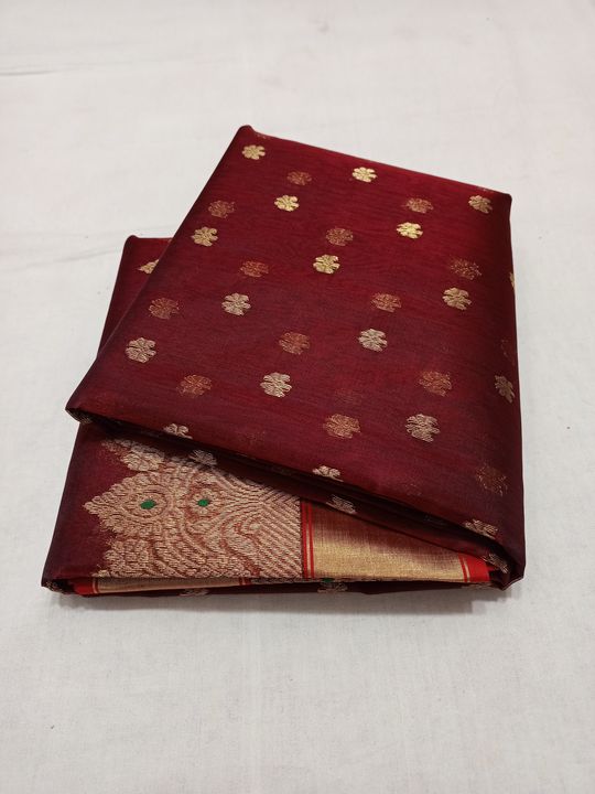 Chanderi silk by silk uploaded by Chanderi Handlooms saree on 2/22/2022